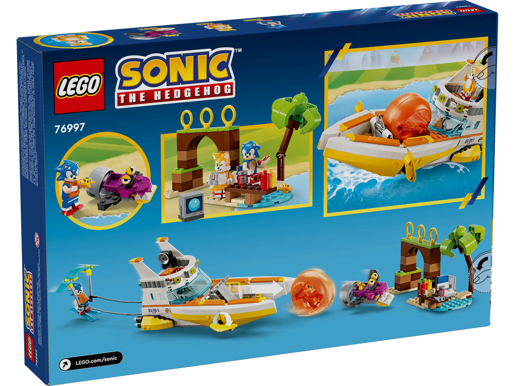 LEGO Sonic the Hedgehog 76997 Tails' Adventure Boat - TOYBOX Toy Shop