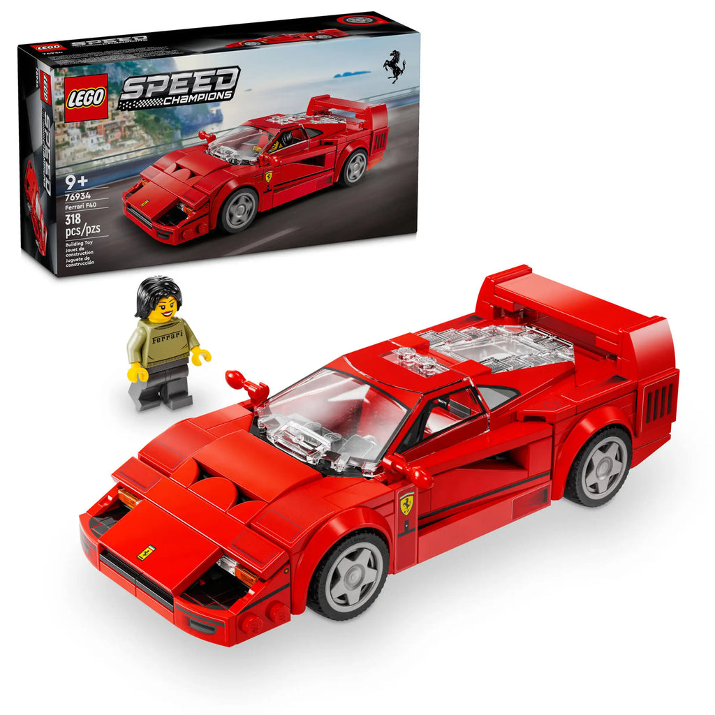 LEGO Speed Champions 76934 Ferrari F40 Supercar - TOYBOX Toy Shop