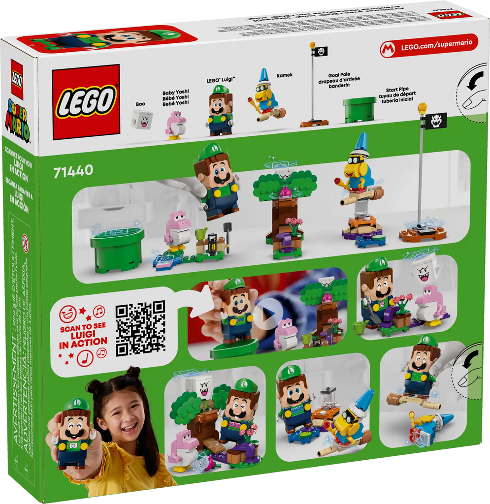 LEGO SUPER MARIO 71440 Adventures with Interactive LEGO® Luigi™ - TOYBOX Toy Shop