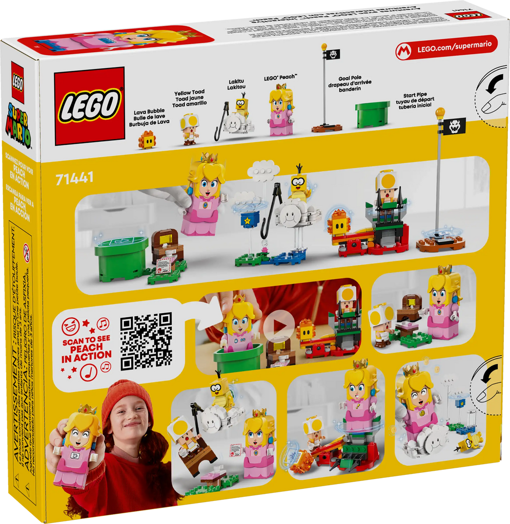 LEGO SUPER MARIO 71441 Adventures with Interactive LEGO® Peach™ - TOYBOX Toy Shop