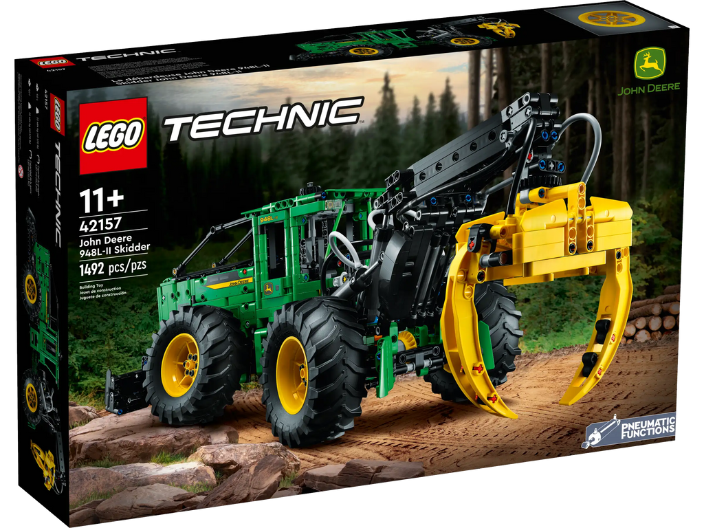 LEGO TECHNIC 42157 John Deere 948L-II Skidder - TOYBOX Toy Shop