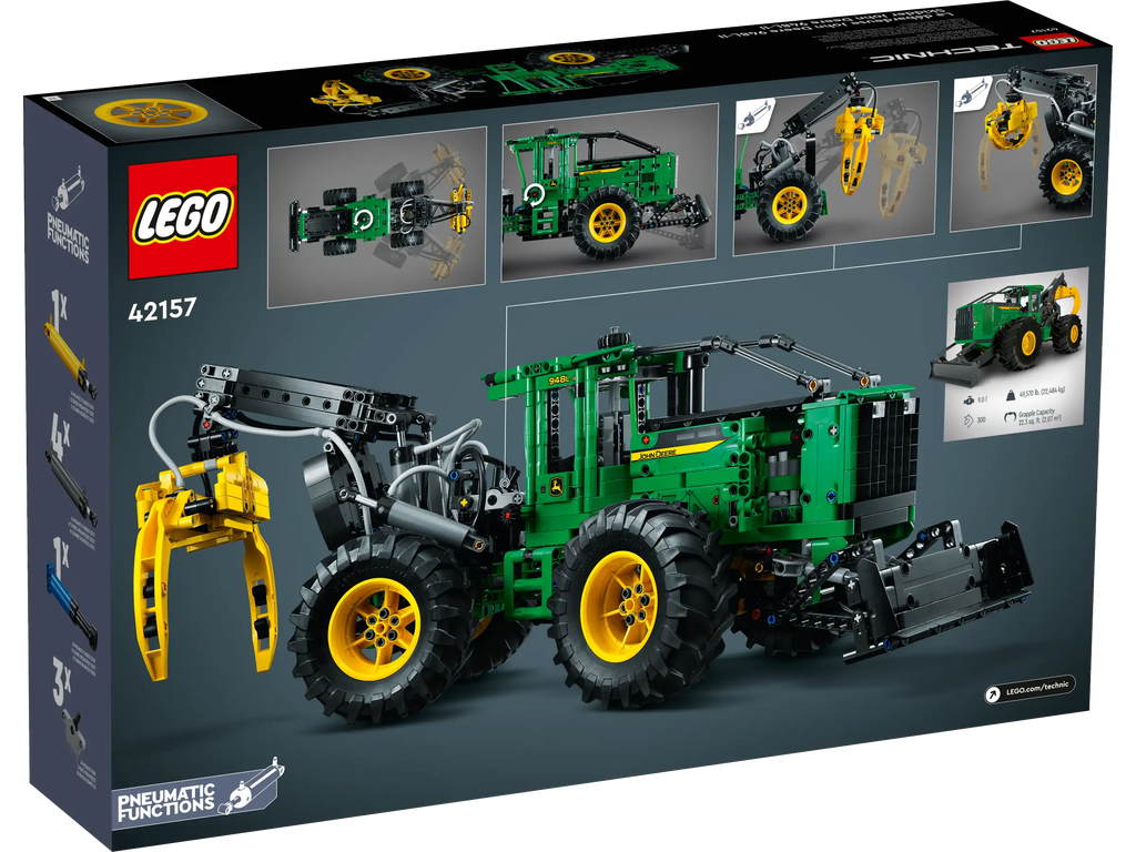LEGO TECHNIC 42157 John Deere 948L-II Skidder - TOYBOX Toy Shop