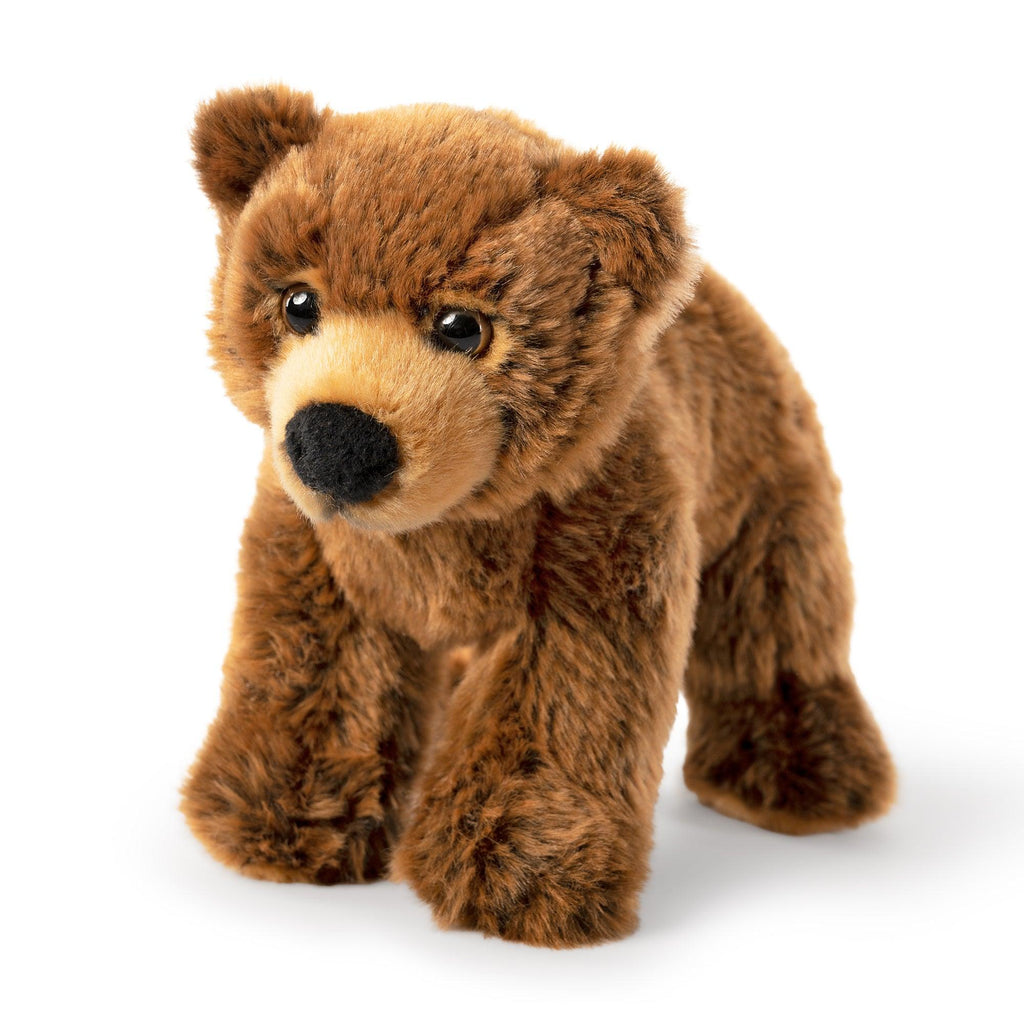 LIVING NATURE Grizzly Bear Soft Toy 24cm - TOYBOX Toy Shop