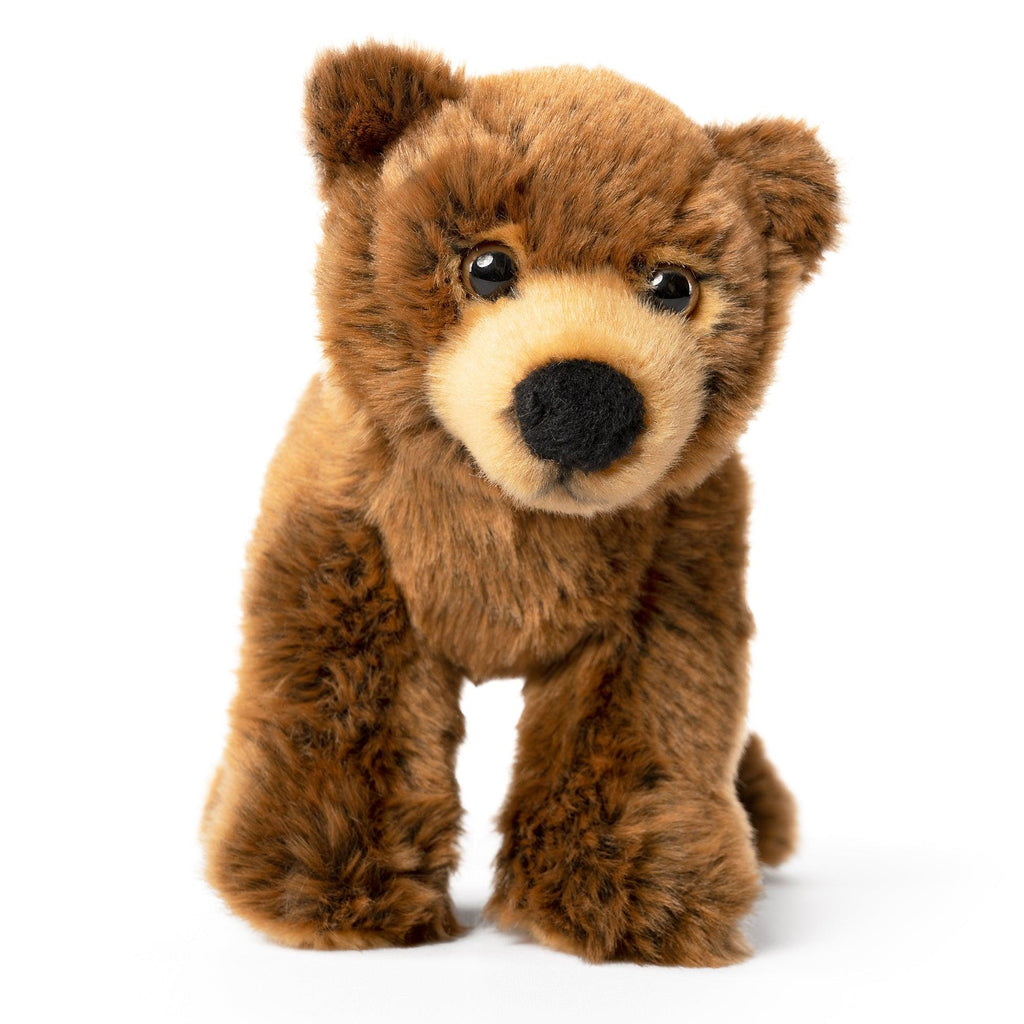 LIVING NATURE Grizzly Bear Soft Toy 24cm - TOYBOX Toy Shop