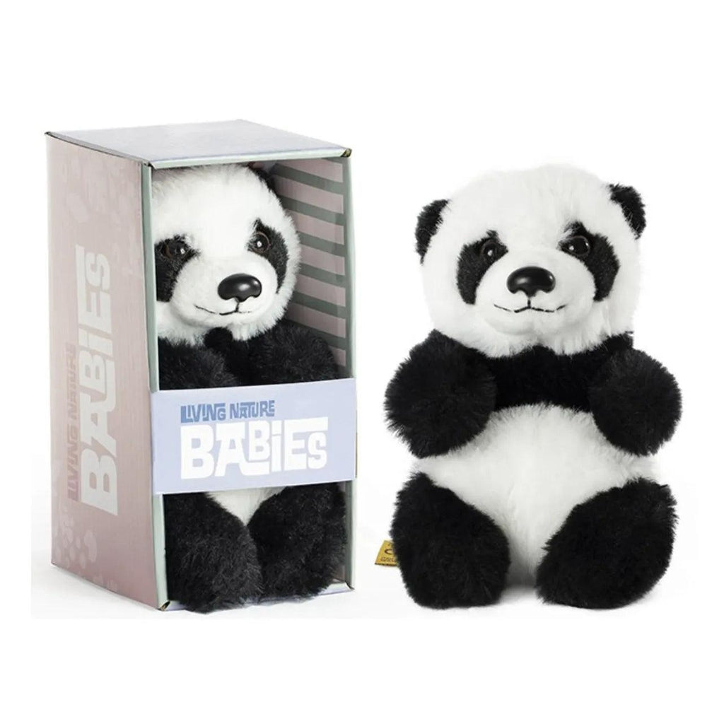 LIVING NATURE Babies AN577 Panda Cub 17cm Soft Toy - TOYBOX Toy Shop