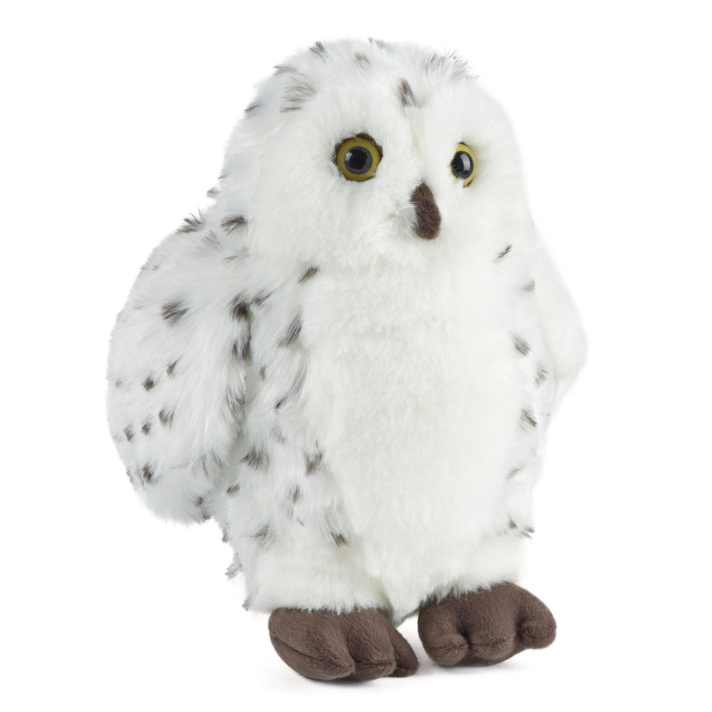 LIVING NATURE Snowy Large 28cm Owl Plush - TOYBOX Toy Shop