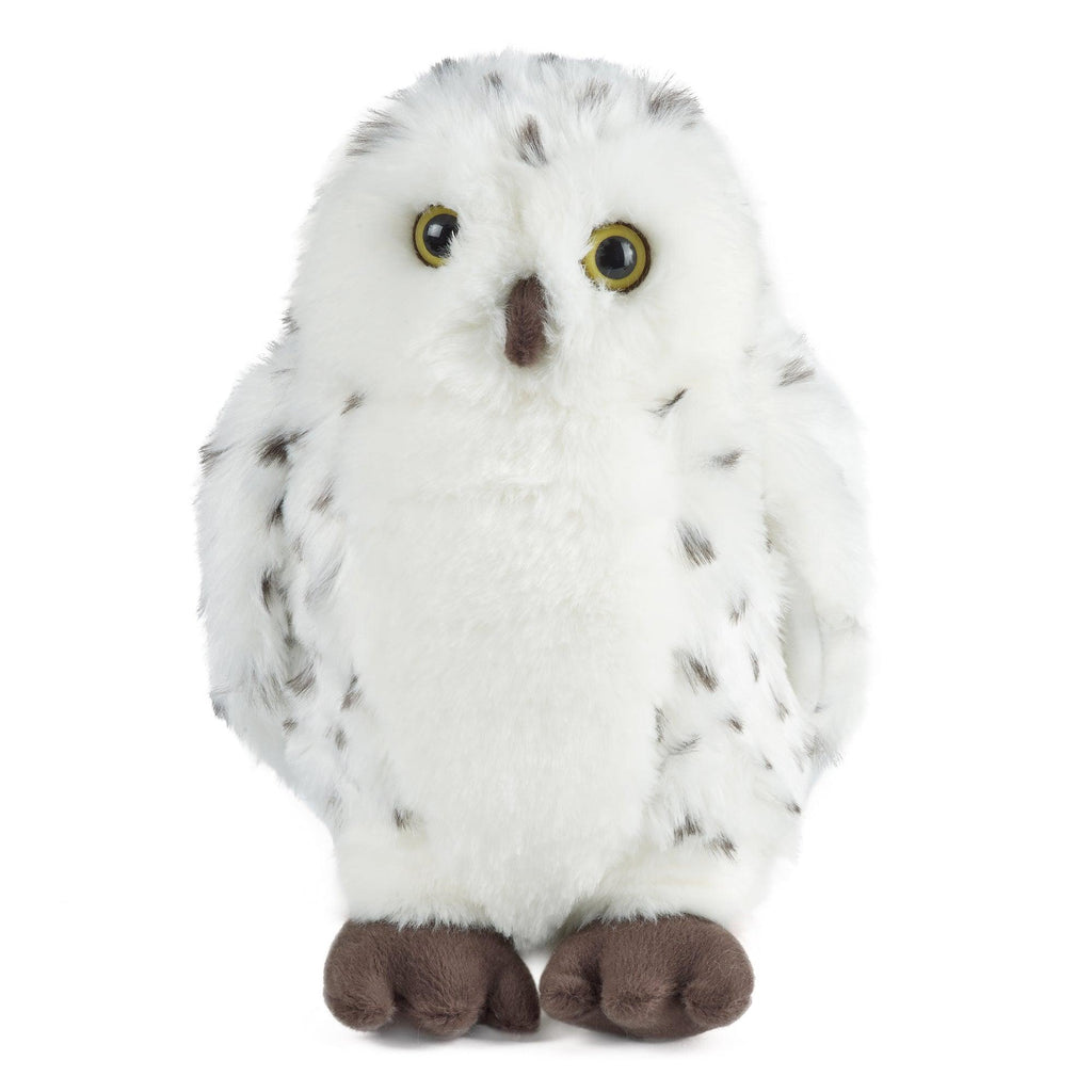 LIVING NATURE Snowy Large 28cm Owl Plush - TOYBOX Toy Shop
