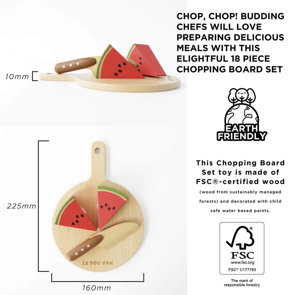 Le Toy Van Chopping Board & Super Foods - TOYBOX Toy Shop