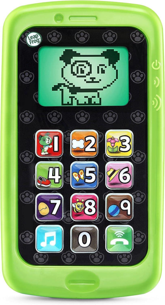 LeapFrog Chat & Count Smartphone Scout Refresh, Green - TOYBOX Toy Shop