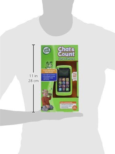 LeapFrog Chat & Count Smartphone Scout Refresh, Green - TOYBOX Toy Shop