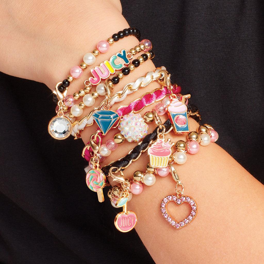 Make It Real Mini Juicy Couture Jewellery Pink & Precious Bracelets - TOYBOX Toy Shop