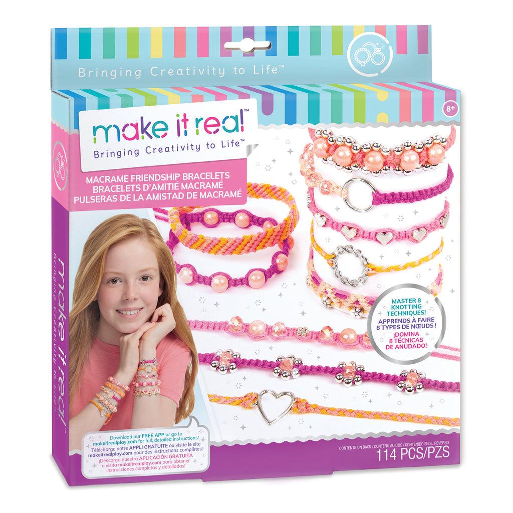 Make it Real Macrame Friendship Bracelets Kit - TOYBOX Toy Shop