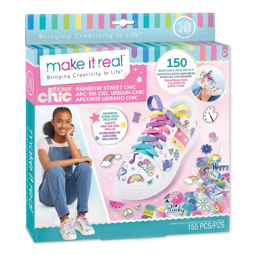 Make it Real 1324 - Sticker Chic: Rainbow Street Chic - TOYBOX Toy Shop