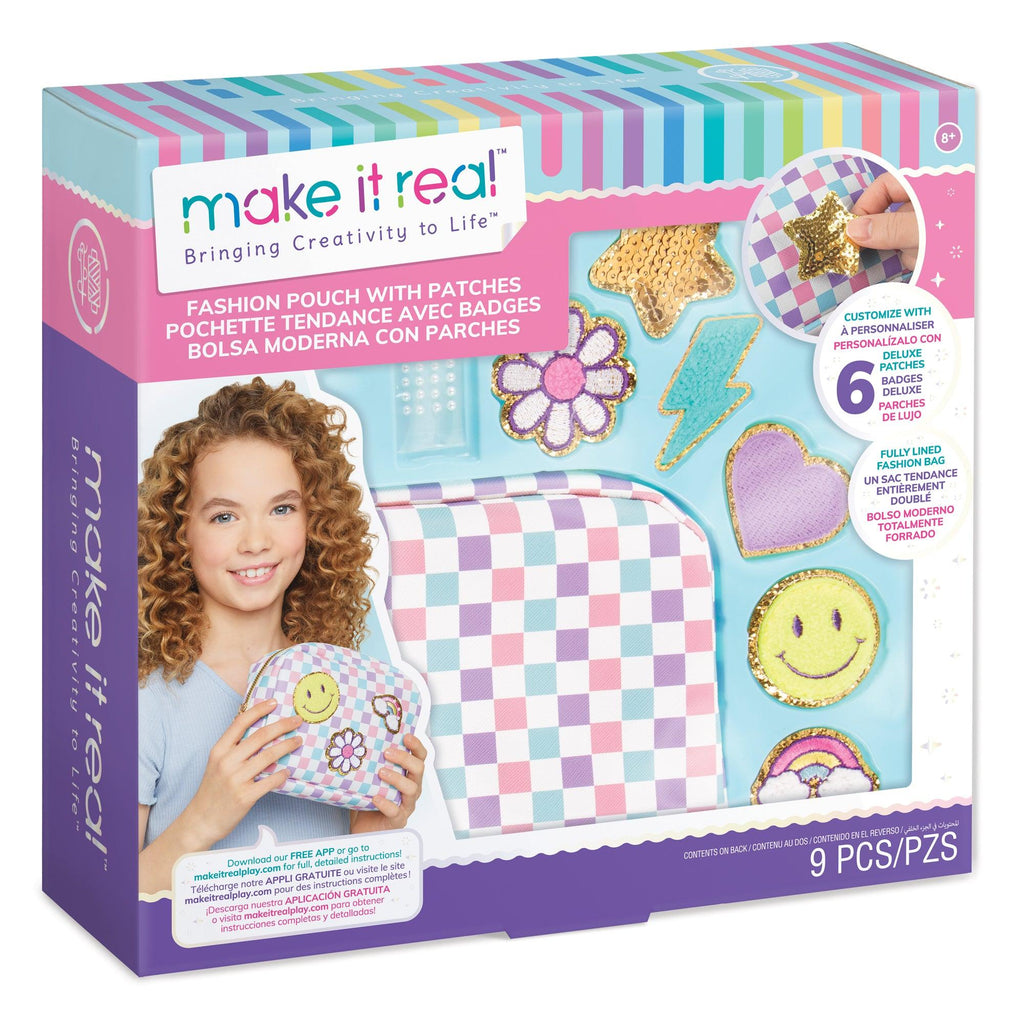 Make it Real Fashion Pouch with Patches - TOYBOX Toy Shop