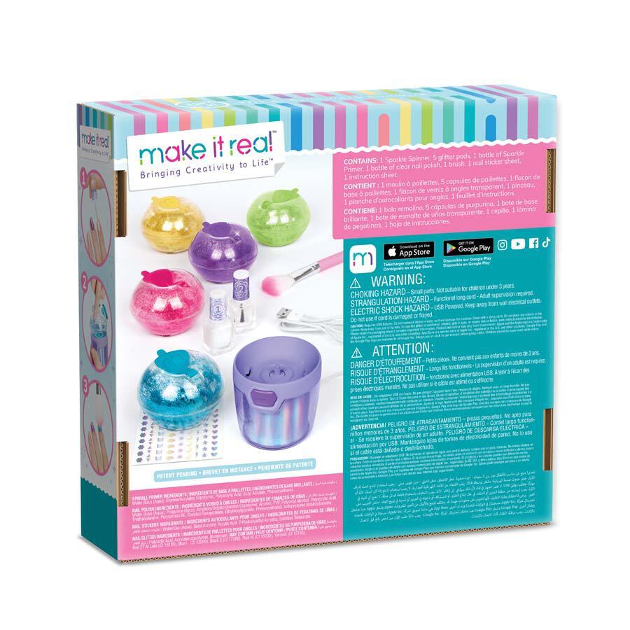 Make it Real Party Nails Glitter Design Set - TOYBOX Toy Shop