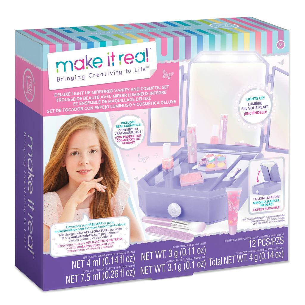 Make it Real Deluxe Light-up Vanity & Cosmetic Set - TOYBOX Toy Shop