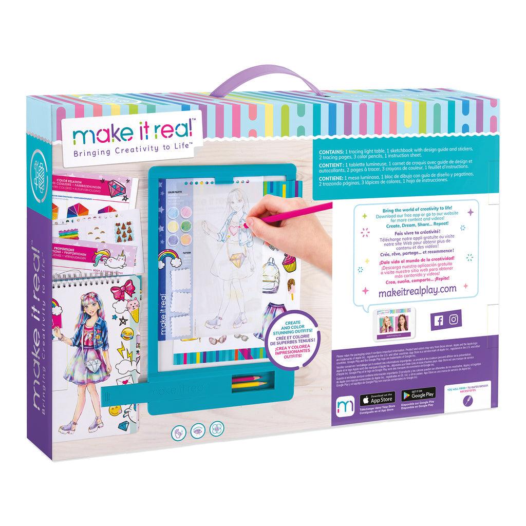 Make it Real Fashion Design Tracing Light Table - TOYBOX Toy Shop