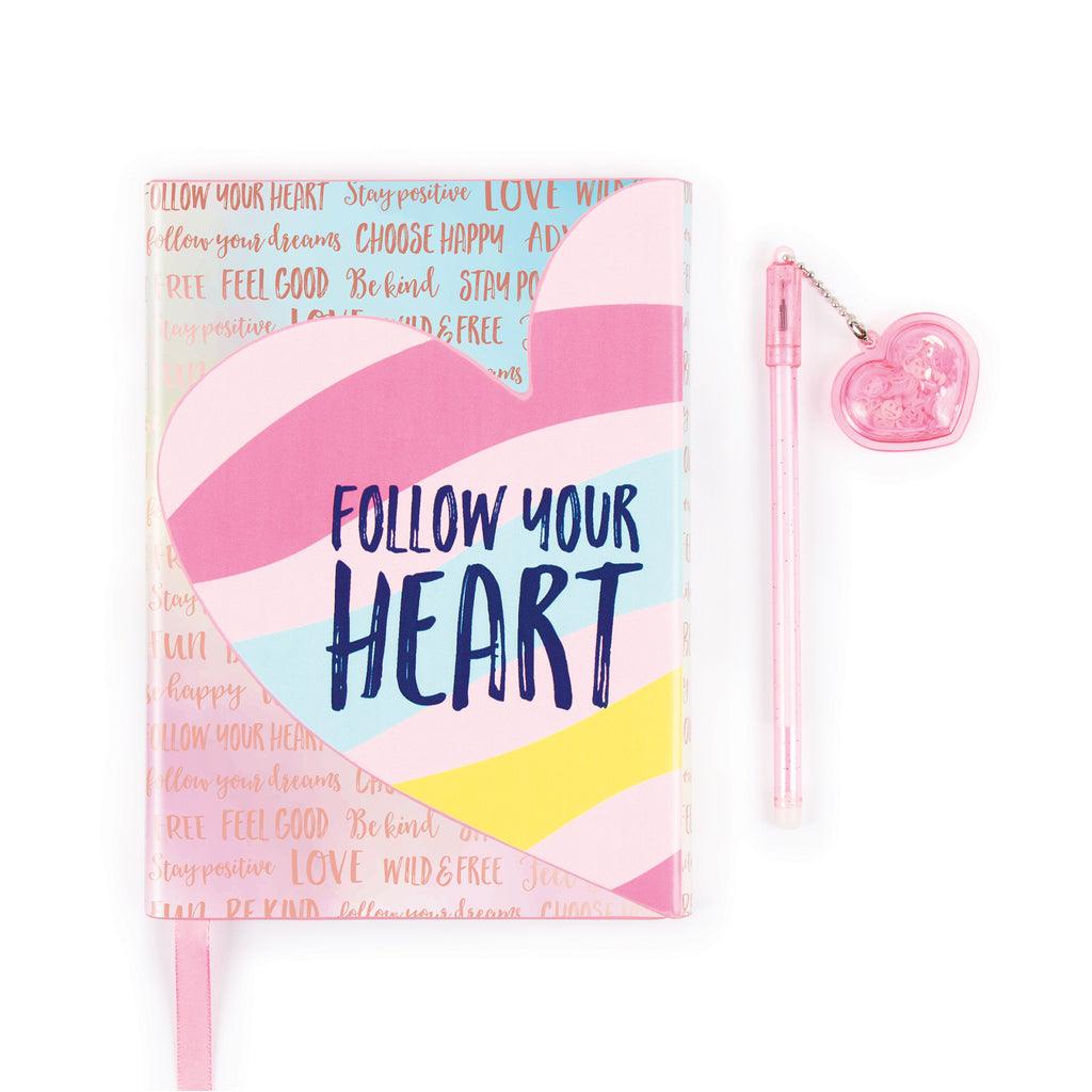 Make it Real 3C4G Follow Your Heart Journal and Pen Set - TOYBOX Toy Shop