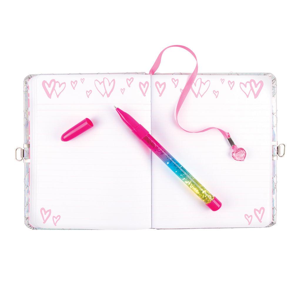 Make it Real 3C4G Quilted Locking Journal & Pen - TOYBOX Toy Shop