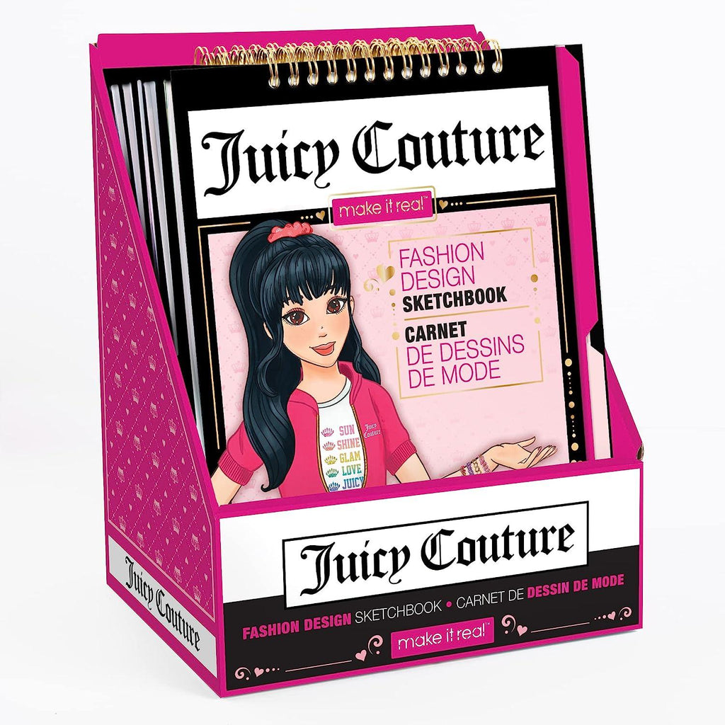 Make it Real Juicy Couture Fashion Sketchbook - TOYBOX Toy Shop