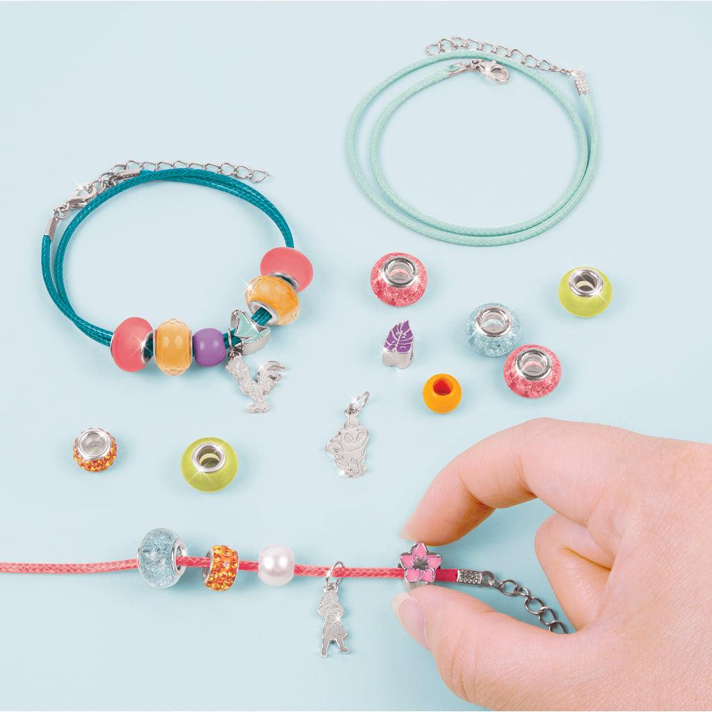 Make it Real Disney Princess Jewels and Gems Moana Jewellery Making Kit - TOYBOX Toy Shop