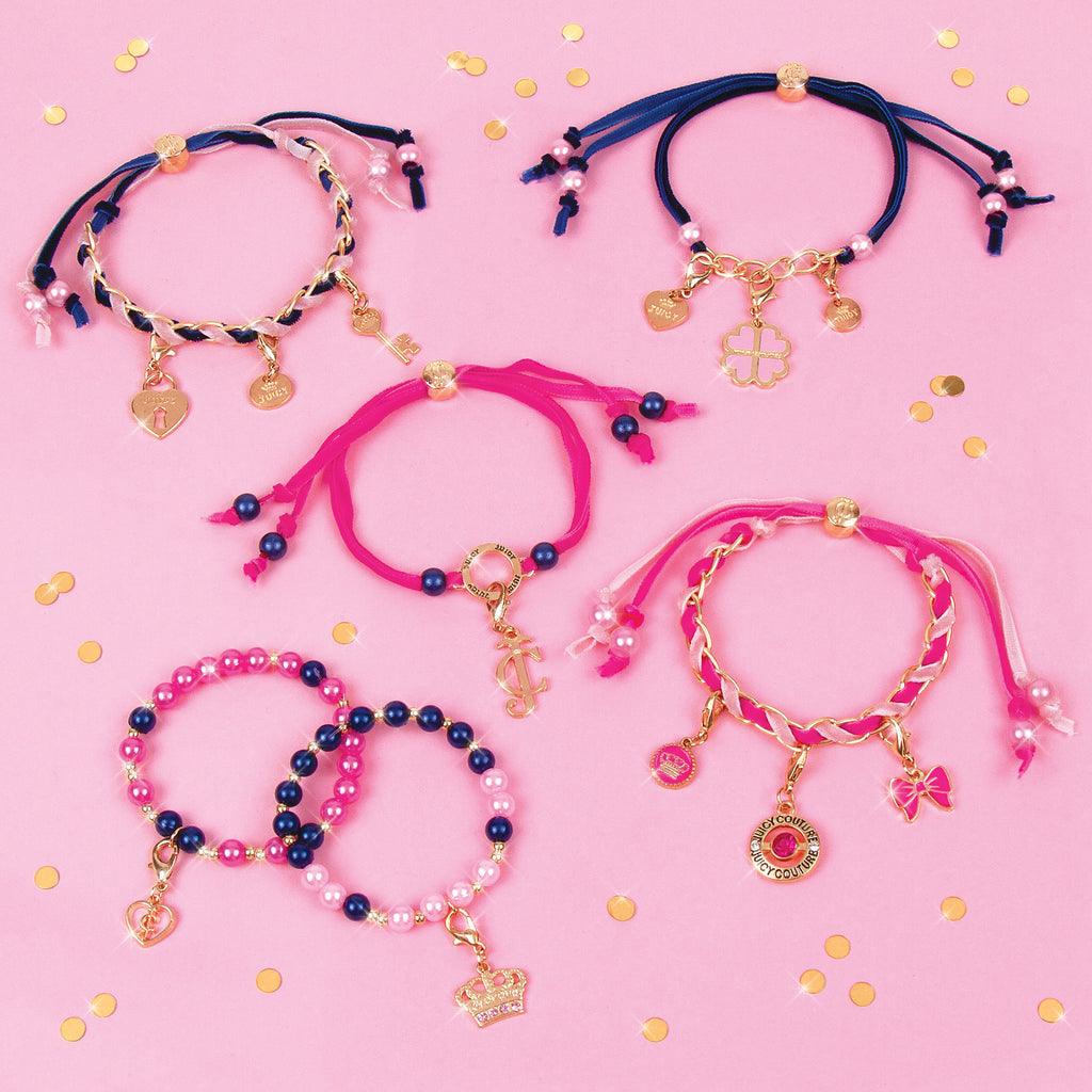 Make it Real Juicy Couture Charmed by Velvet and Pearls Bracelet Kit - TOYBOX Toy Shop