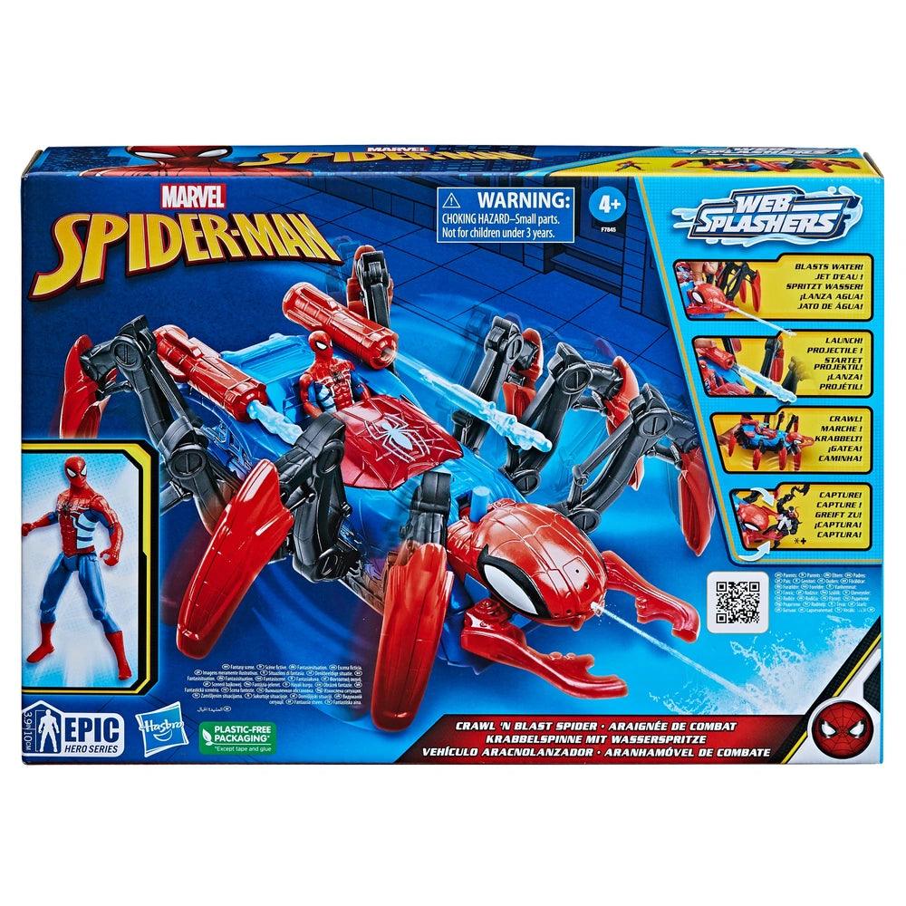 Marvel Spider-Man Crawl 'N Blast Spider with Spider-Man Action Figure - TOYBOX Toy Shop