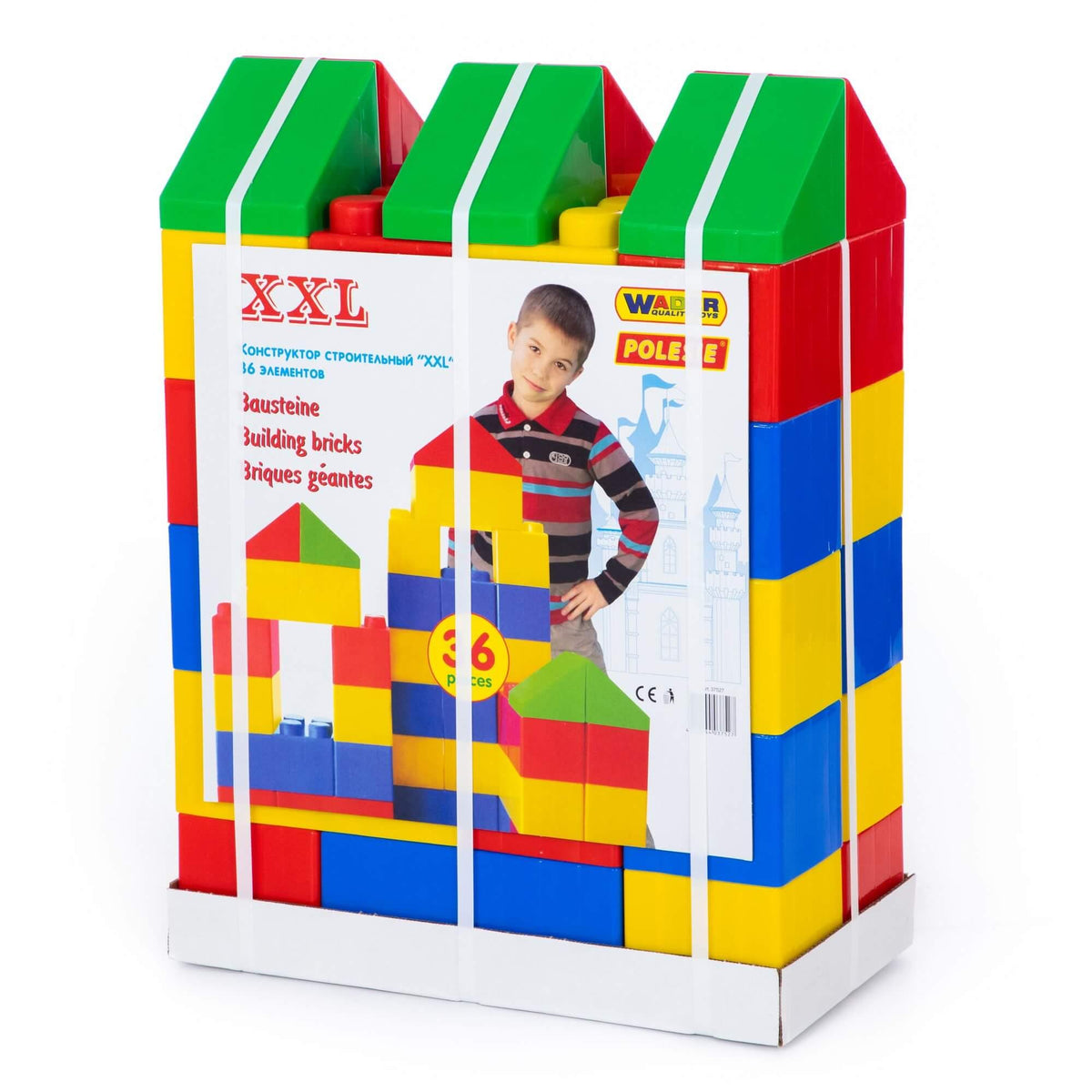 MEGA XXL Building Blocks 36 Pieces | Buy Online at ♥️ TOYBOX