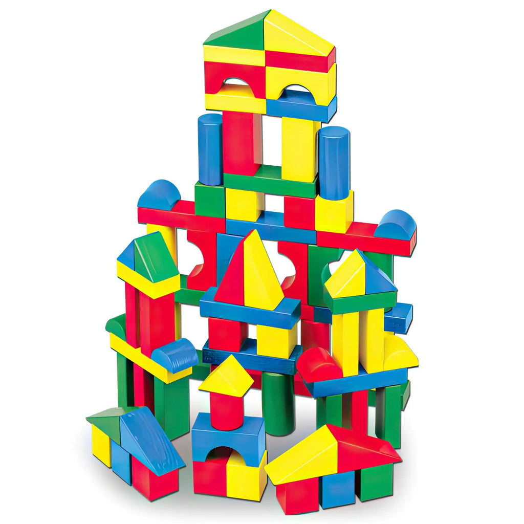 Melissa & Doug 10481 - 100 Piece Wood Blocks Set - TOYBOX Toy Shop Cyprus