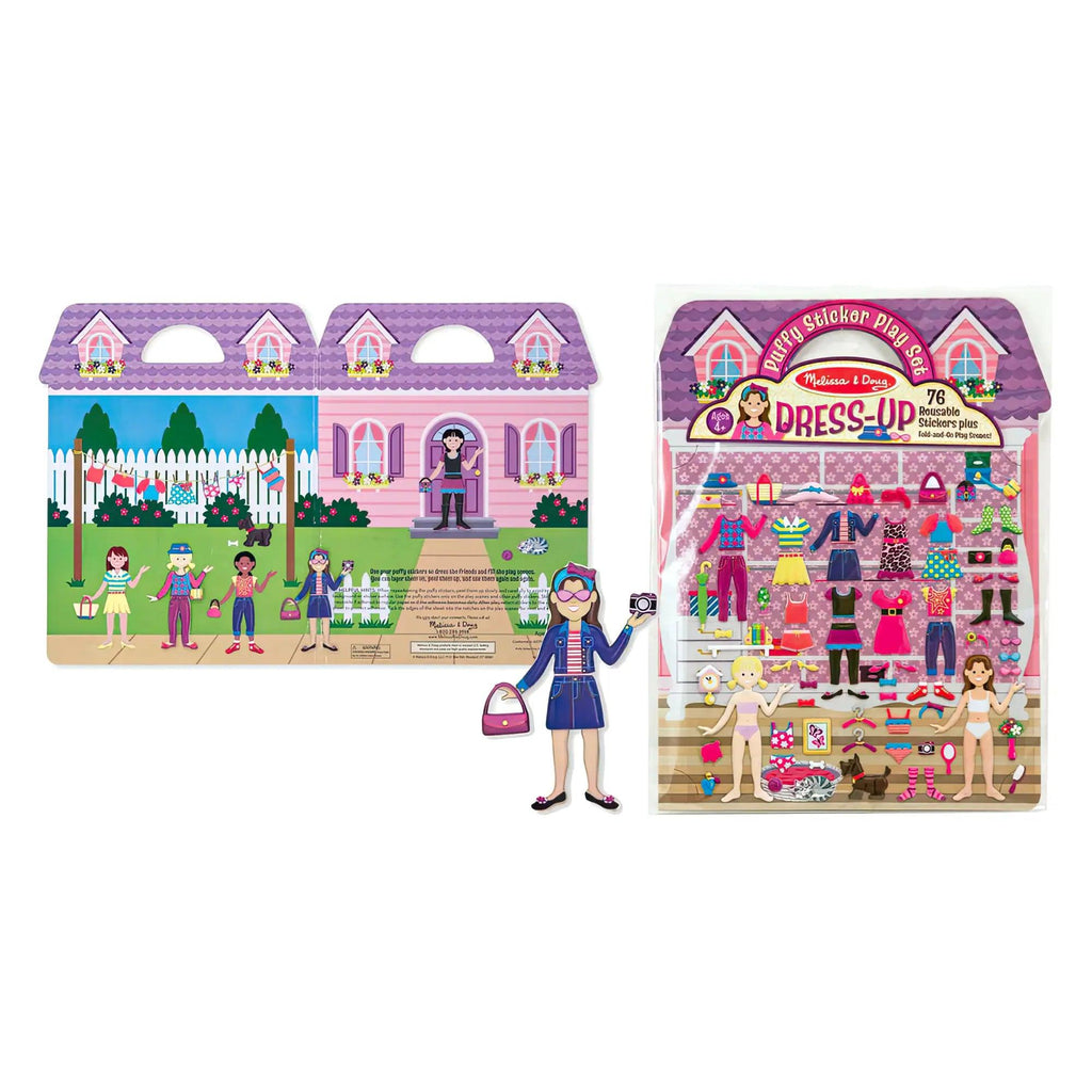 Melissa & Doug Dress-Up Reusable Puffy Stickers - TOYBOX Toy Shop