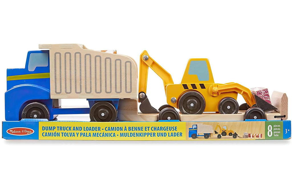 Melissa & Doug 12757 Classic Dump Truck & Loader - TOYBOX Toy Shop