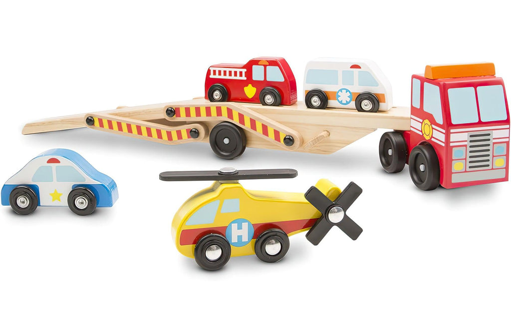 Melissa & Doug 14610 Emergency Vehicle Carrier - TOYBOX Toy Shop