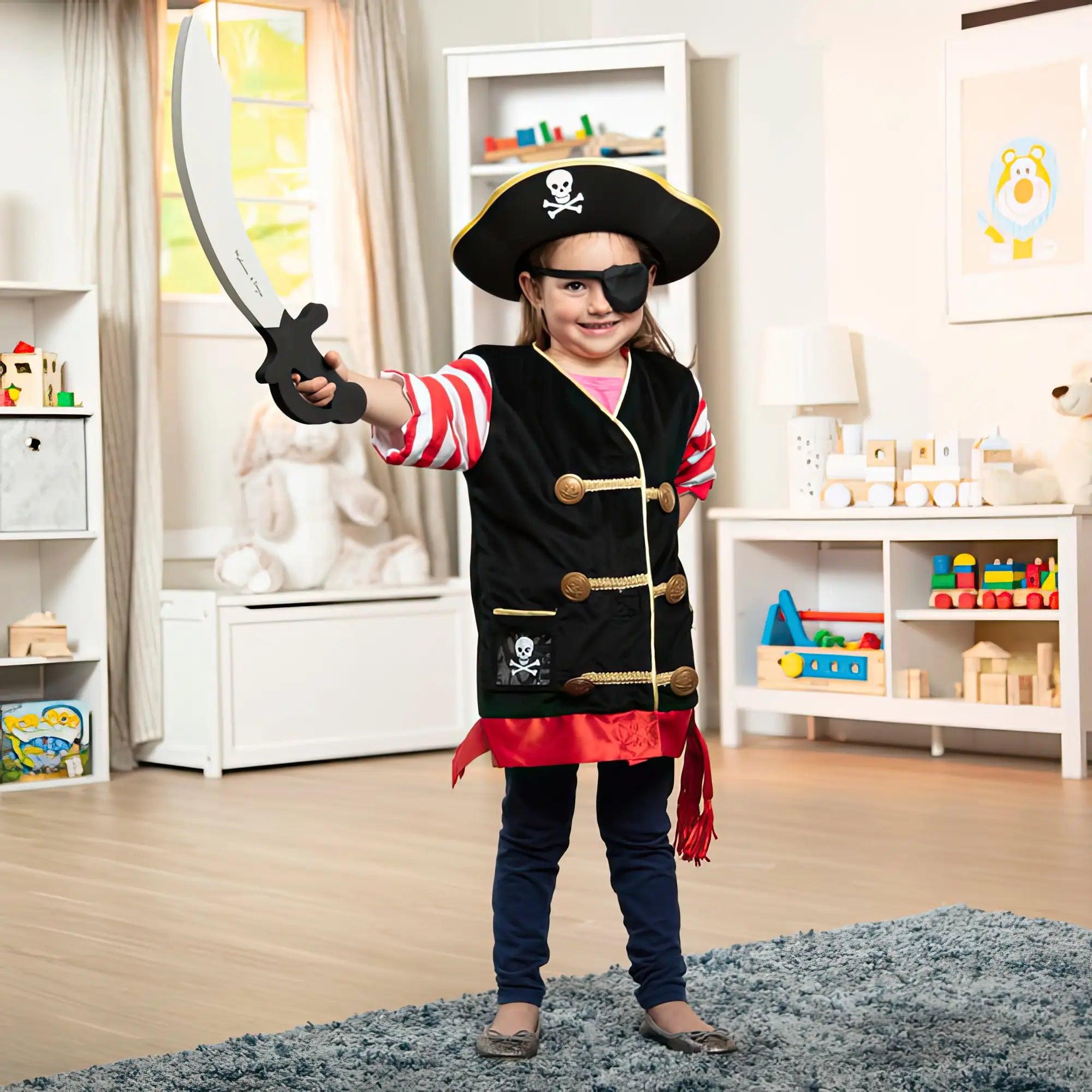 Melissa Doug 14848 Pirate Role Play Costume Set TOYBOX