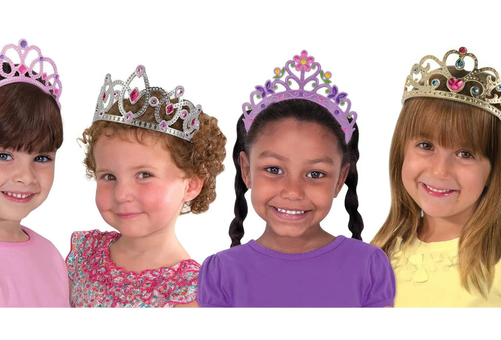 Melissa & Doug 18525 Dress-Up Role Play Collection - Crown Jewels Tiaras - TOYBOX Toy Shop