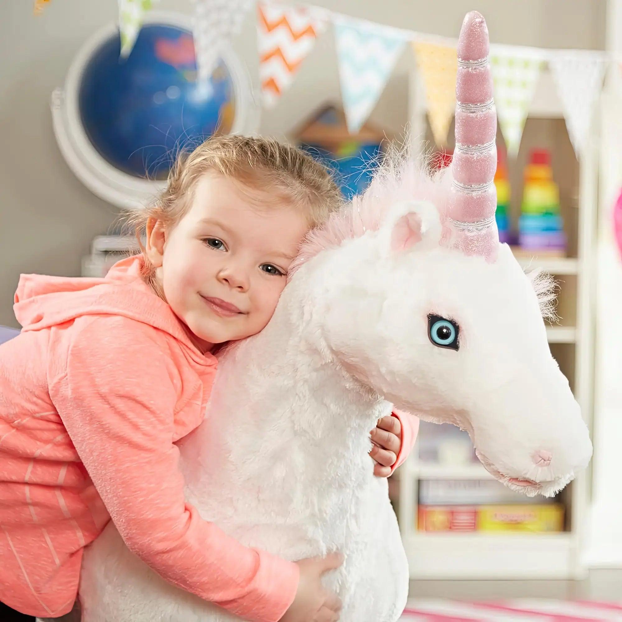 Giant Stuffed Melissa And Doug Unicorn Plush Toy Melissa Doug