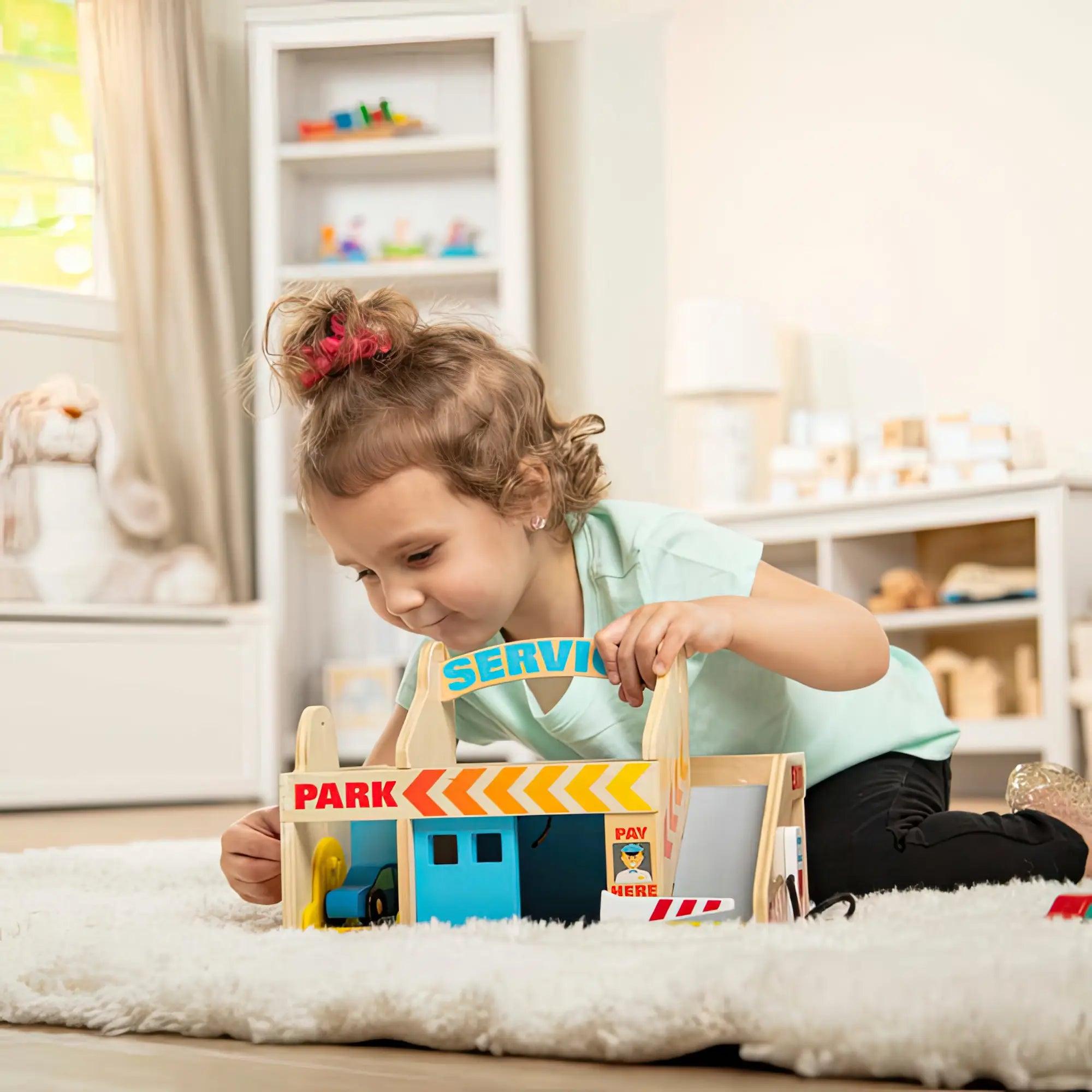 Melissa and doug car top park