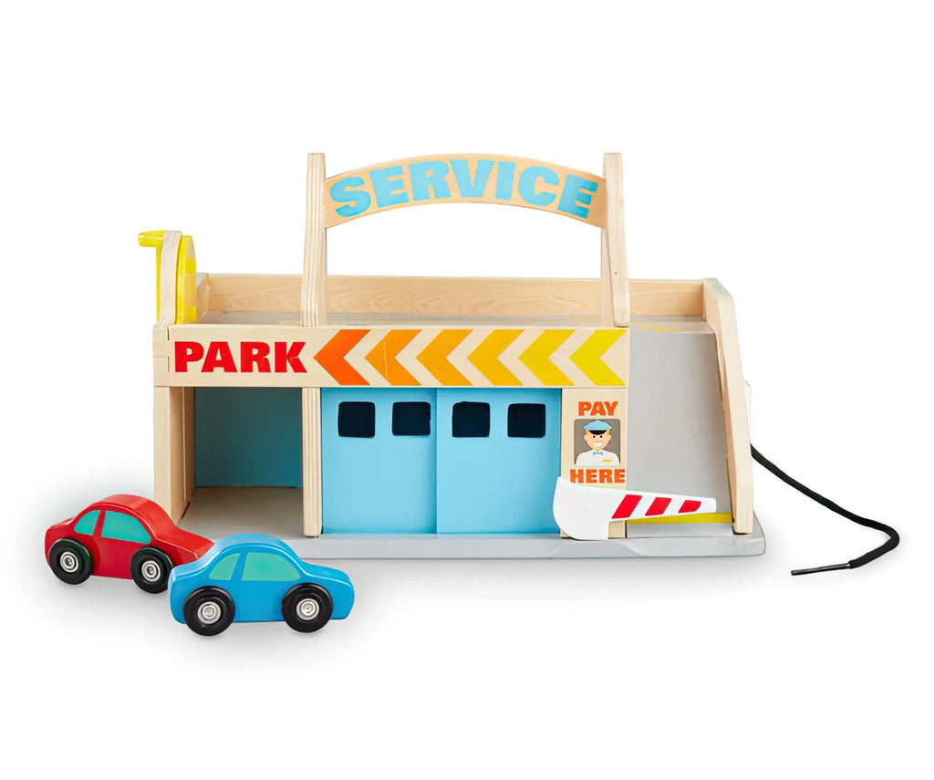 Melissa & Doug Service Station Parking Garage - TOYBOX Toy Shop