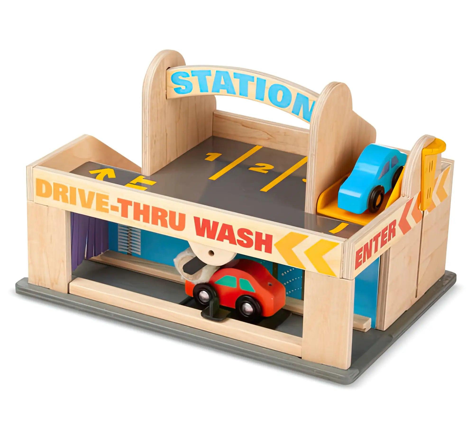 Melissa Doug Service Station Parking Garage TOYBOX
