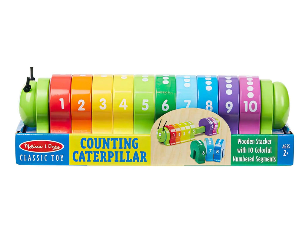 Melissa & Doug 19274 Counting Caterpillar Classic Toy - TOYBOX