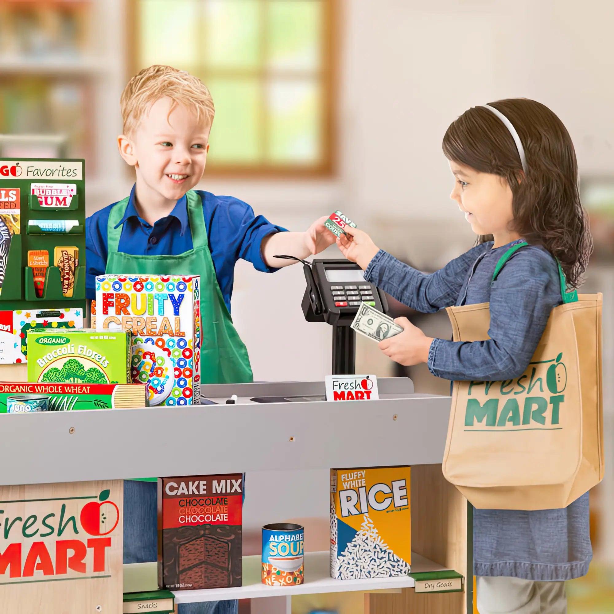 Melissa and doug grocery mart shop