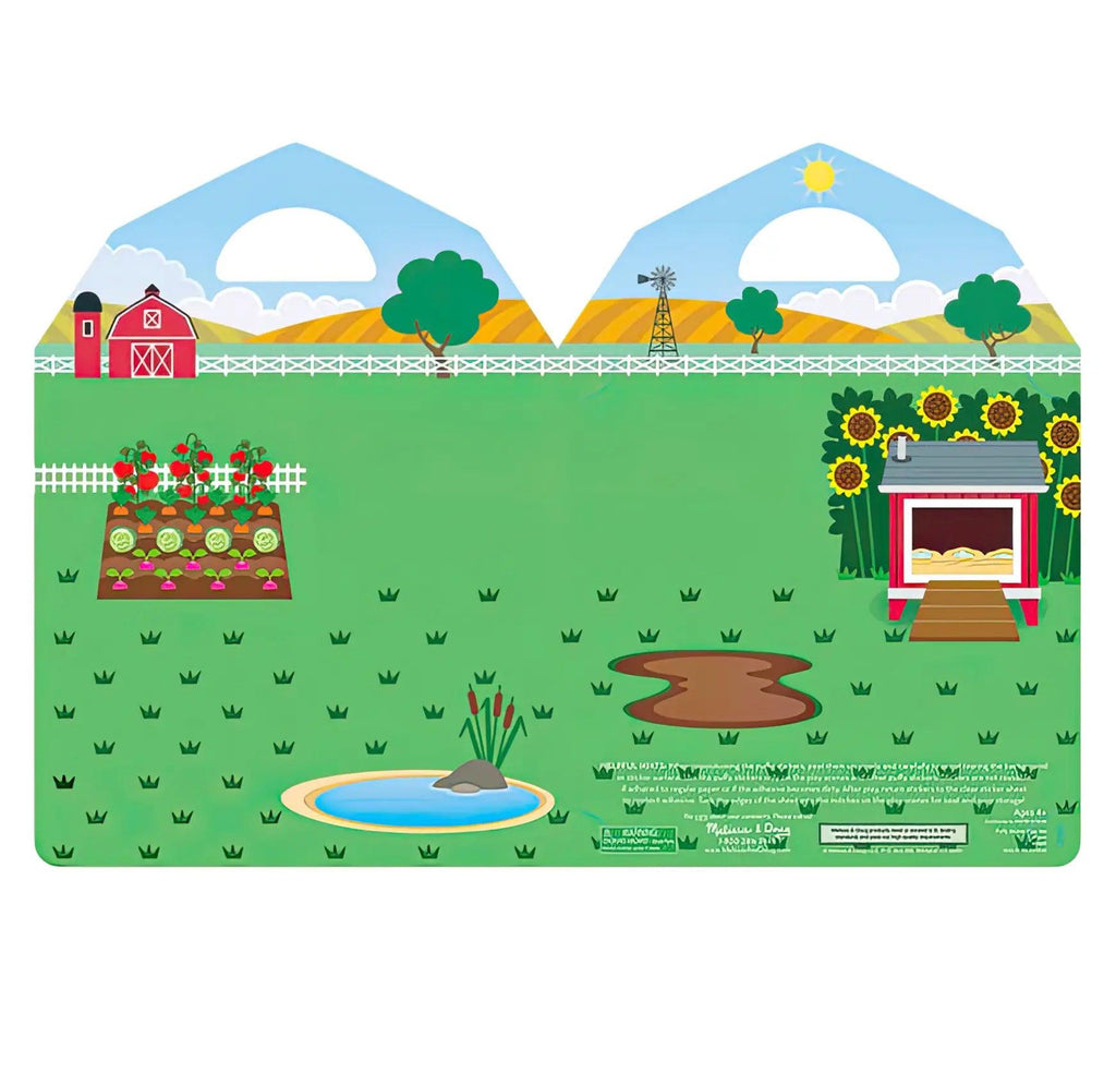 Melissa & Doug Farm Reusable Puffy Stickers - TOYBOX Toy Shop
