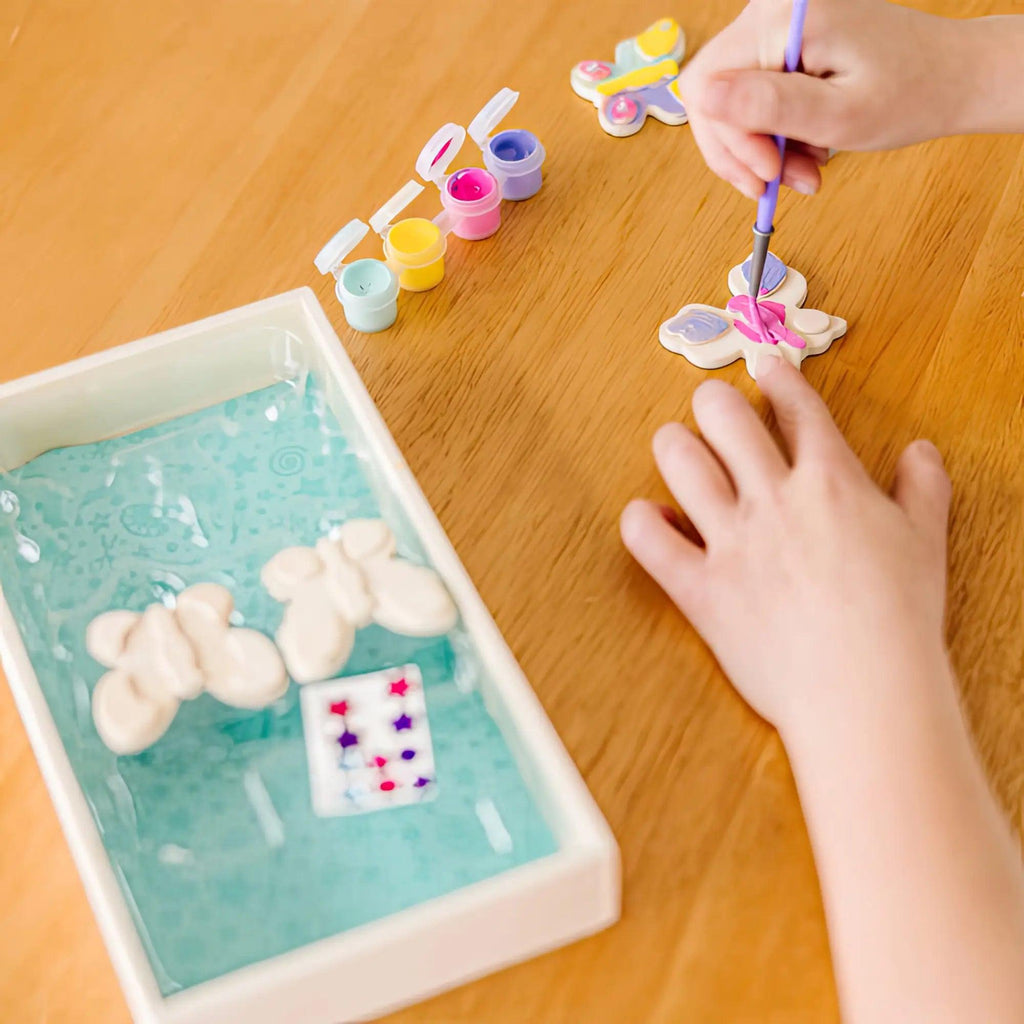 Melissa & Doug Created by Me! Butterfly Magnets Wooden Craft Kit - TOYBOX Toy Shop