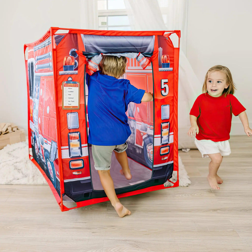 Melissa & Doug Fire Truck Fabric Play Tent and Storage Tote - TOYBOX Toy Shop