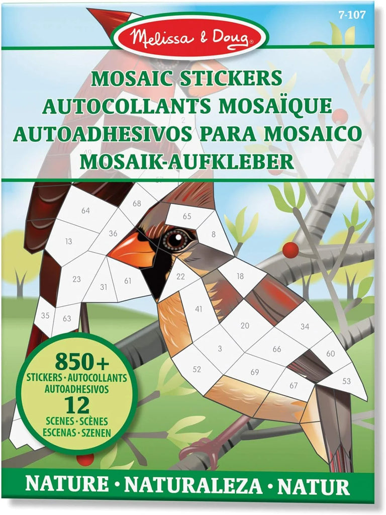 Melissa & Doug 40162 Mosaic Sticker Pad - Nature - TOYBOX Toy Shop