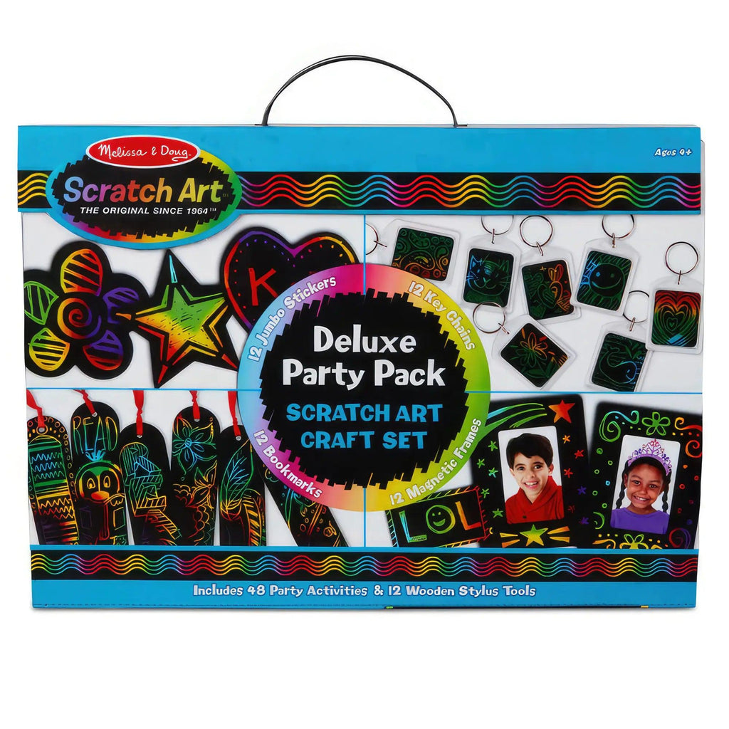 Melissa & Doug 42045 Scratch Art Deluxe Party Pack - TOYBOX Toy Shop