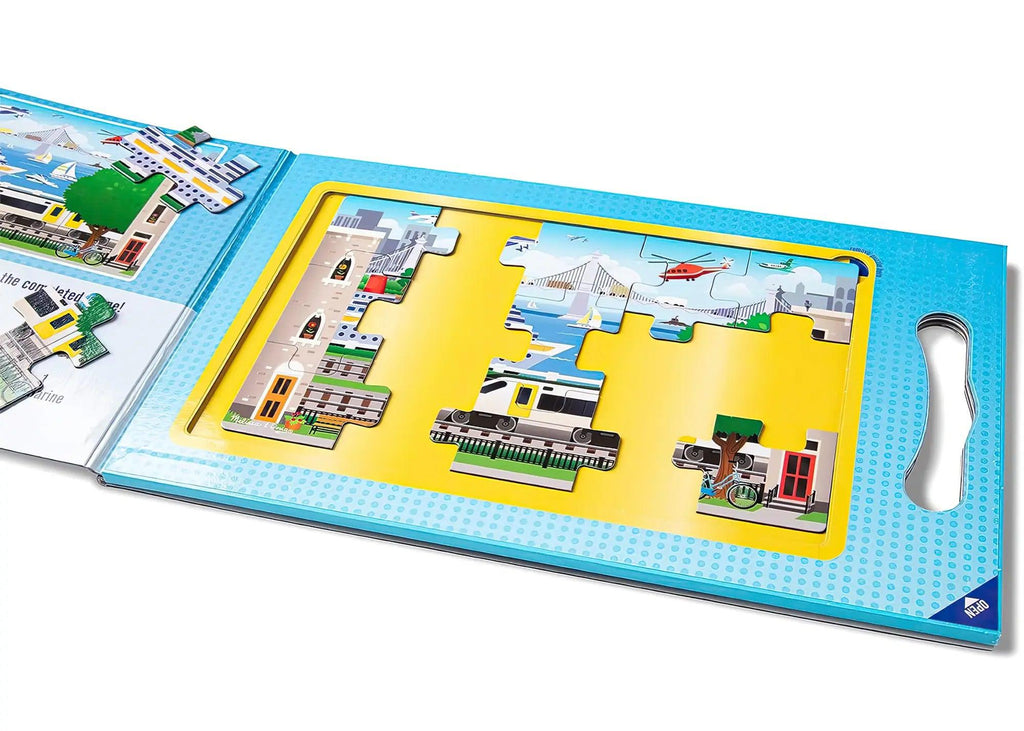 Melissa & Doug Take Along Magnetic Jigsaw Puzzles Travel Toy Vehicles - TOYBOX Toy Shop