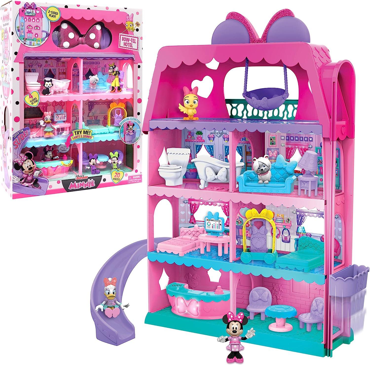 Disney Minnie Mouse Bow-Tel Hotel Dollhouse Playset – TOYBOX