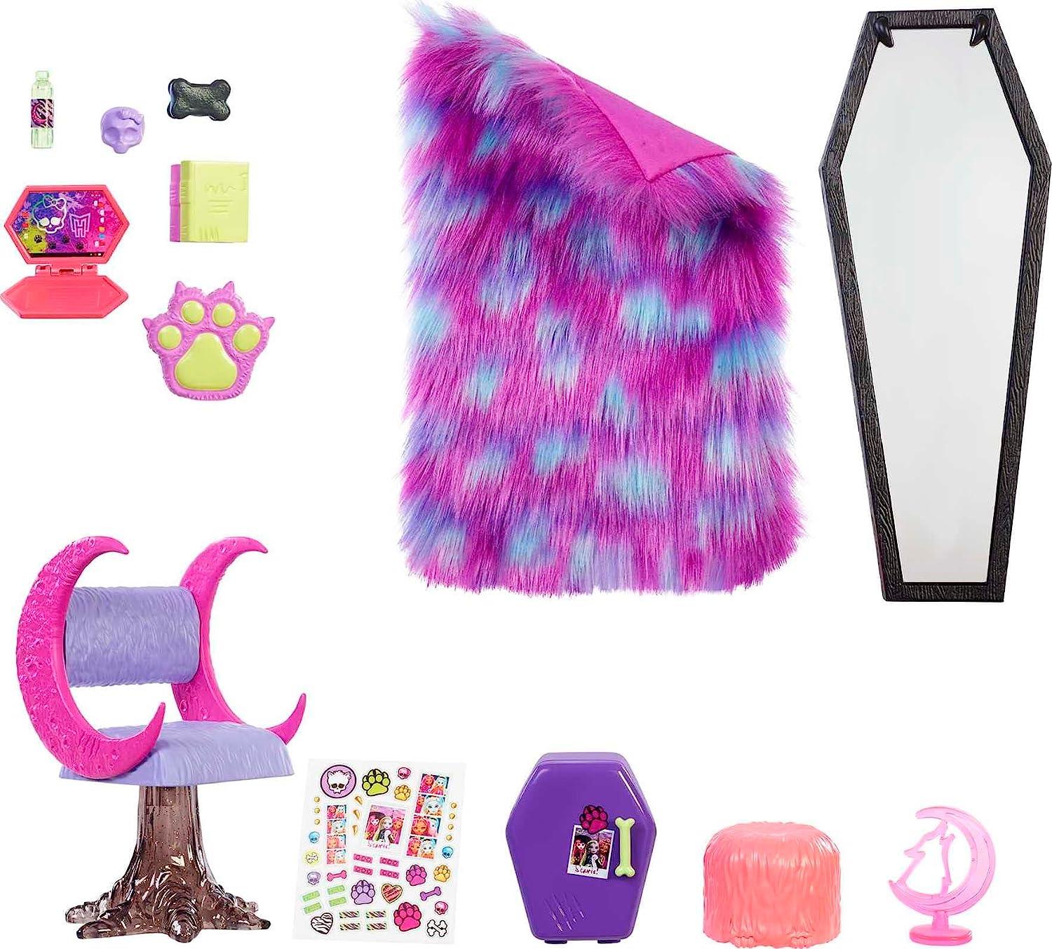 Monster High Toys, Clawdeen Wolf Bedroom Playset | Buy Online at ♥️ TOYBOX