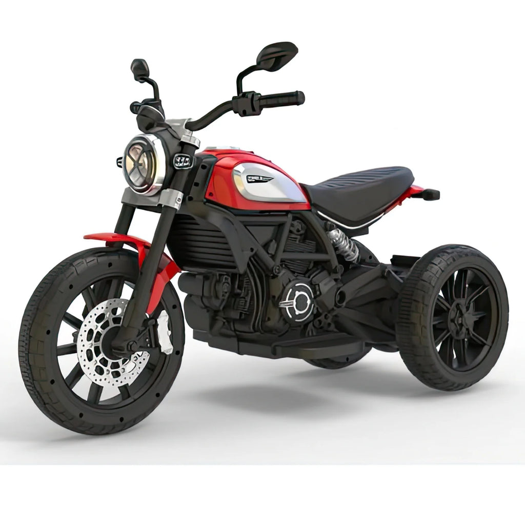 Moto Ducati Scrambler Electric 12V Battery Powered 3-Wheel Motorbike Ride-on - TOYBOX Toy Shop