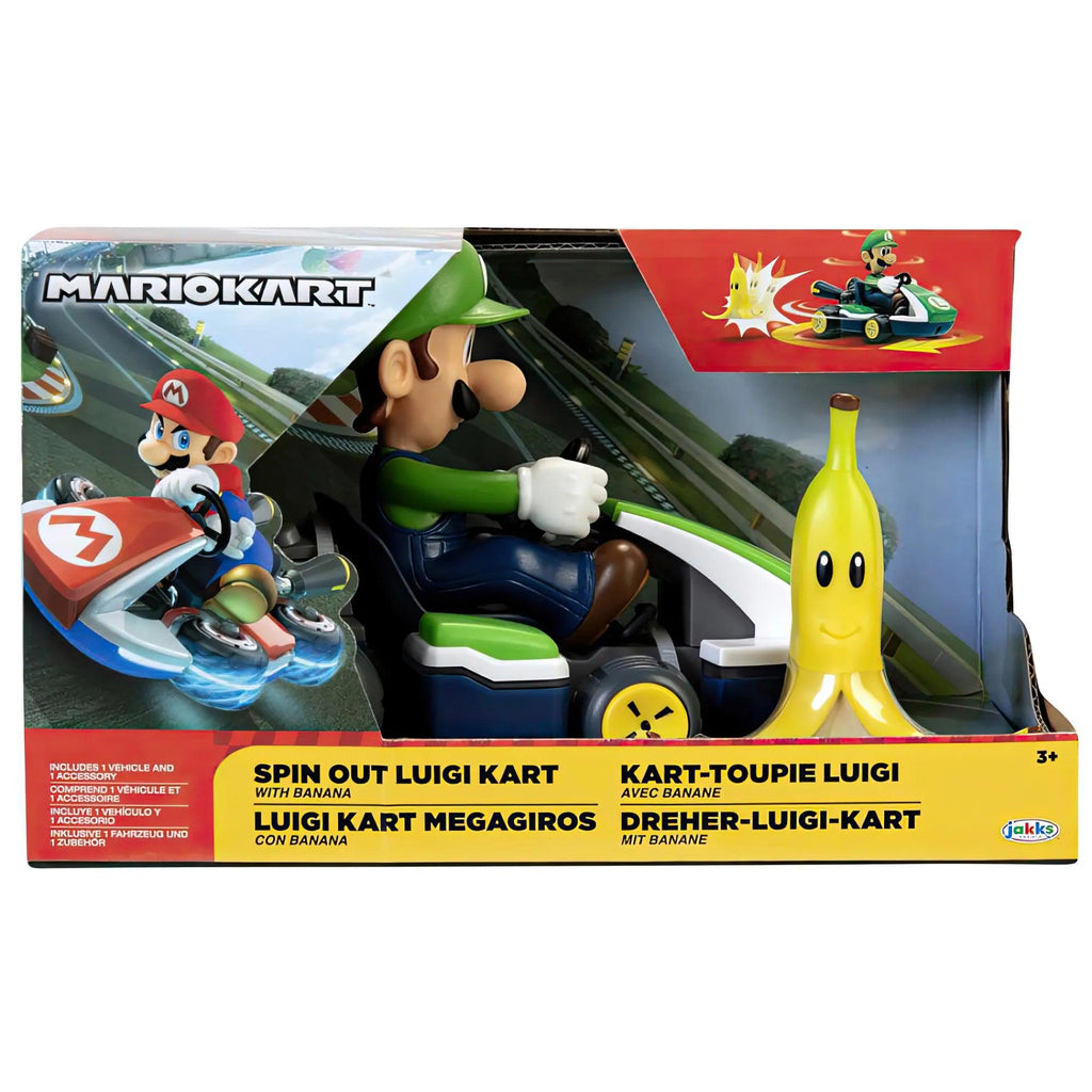 Nintendo Mario Kart Spin Out Car 6.5cm - Assortment - TOYBOX Toy Shop